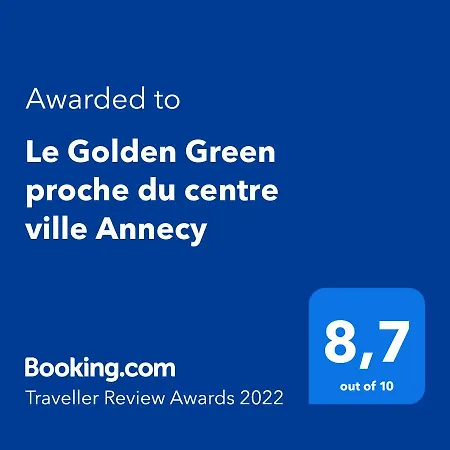 Le Golden Green A 5Min Du Centre-Ville Avec Parking Privatif Gratuit Annecy Exterior photo